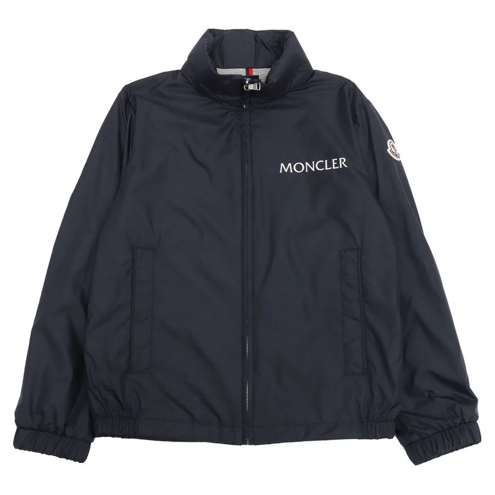 Moncler Enfant Warne Hooded Jacket (Navy, Size 10Y) – Brand New with Tags